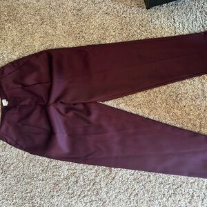 a new day Women's High-Waist Tailored Wine Trousers